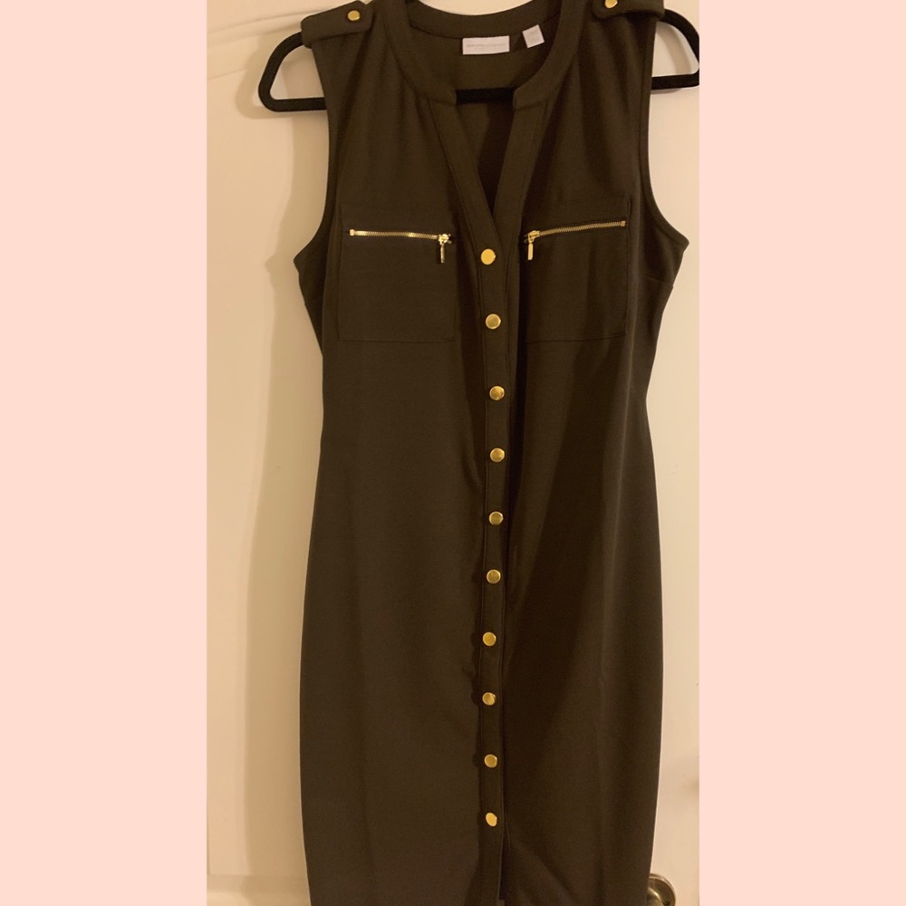 Price ⬇️: NY & Company Sleeveless Dress Brown